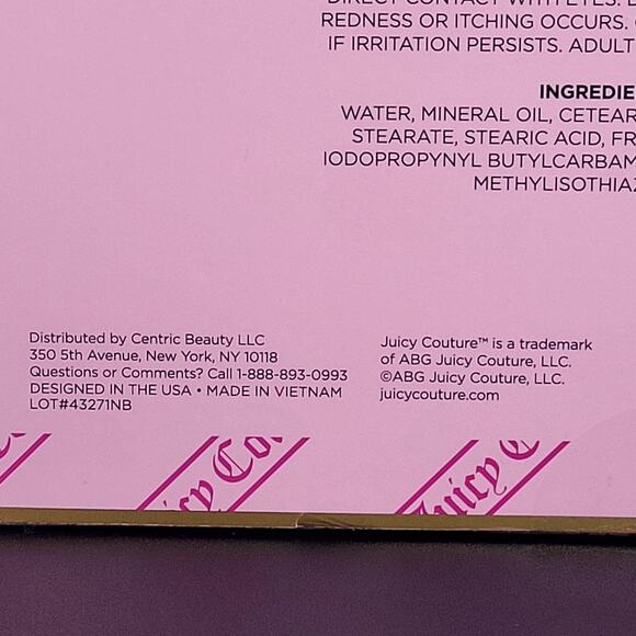 Juicy Couture 3 Pack Hand Lotion Set Peach Bellini Pure Glow Paradise 2 oz Each - Picture 7 of 8